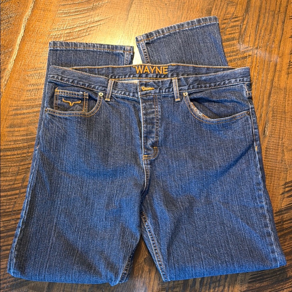 Kimes Ranch WAYNE Men's Blue Relaxed Fit Jeans